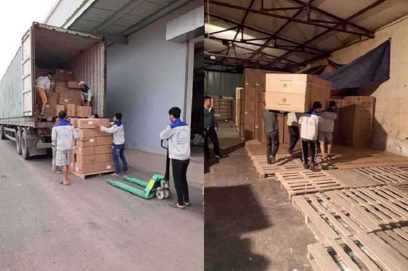Dịch vụ bốc xếp khu công nghiệp Bình Dương